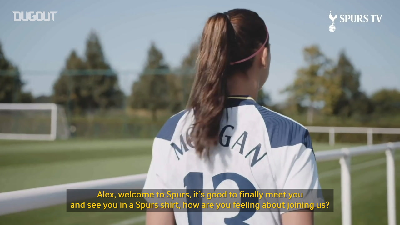 Alex Morgan delighted to join Spurs Women