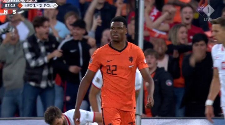 Firmeza neerlandesa: perdía por 0-2 con Polonia y empató en 3 minutos