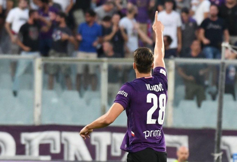 Vlahovic evitó un disgusto grande a la Fiorentina. ACFFiorentina