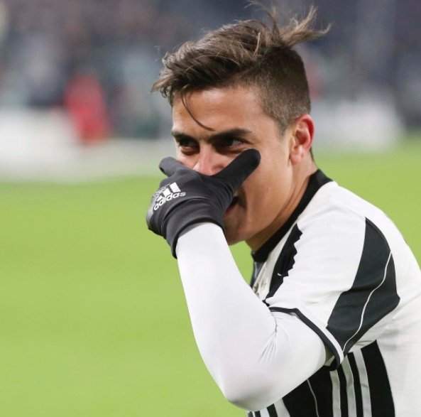Dybala anotó el primer tanto de la Juventus ante el Milan. PauloDybala