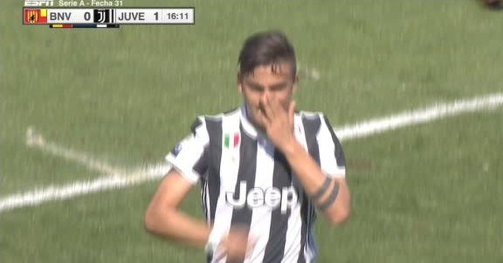 Dybala scored a stunning goal. Twitter/ESPN