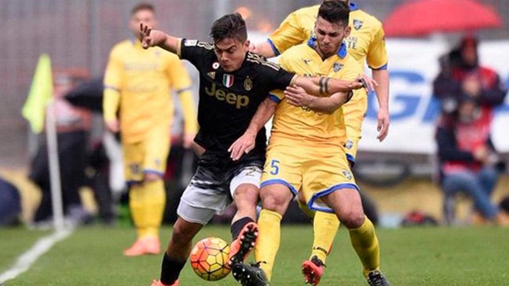 Dybala fue uno de los goleadores en el Frosinone 0-2 Juventus. Twitter