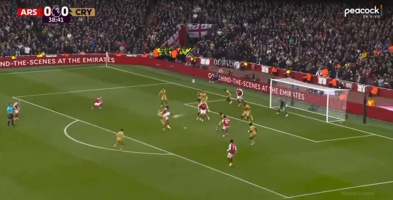 Law of the Ex at its finest - Eze scores first PL goal for Arsenal against Palace