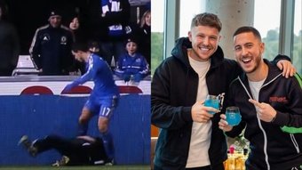 Una de las imágenes más recordadas de Eden Hazard es la del jugador del Chelsea fuera de sí, pateando a un recogepelotas durante un Chelsea-Swansea de EFL Cup. 11 años después de aquello, el belga se ha reencontrado con aquel chico y ha compartido las imágenes con sus seguidores: 