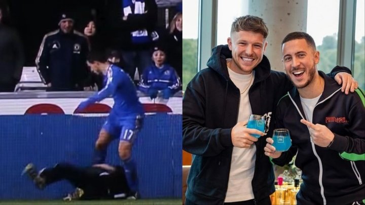 Former Chelsea star Hazard made amends with ball boy he kicked in 2013