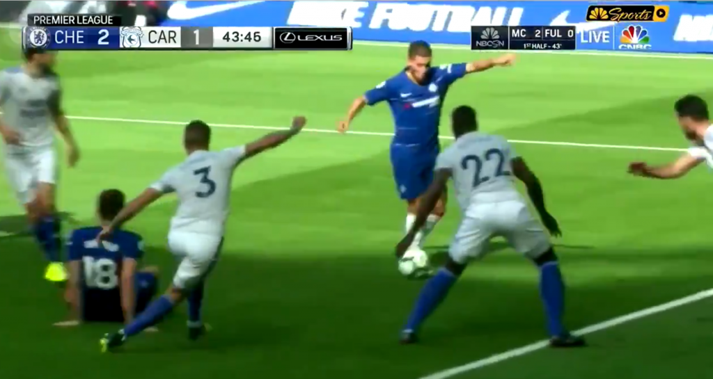 Hazard struck twice in six minutes to inspire Chelsea's comeback