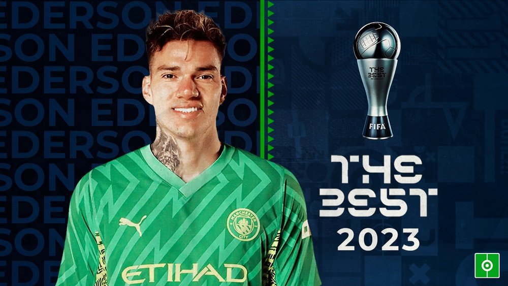 Ederson named The Best men's Goalkeeper. BeSoccer