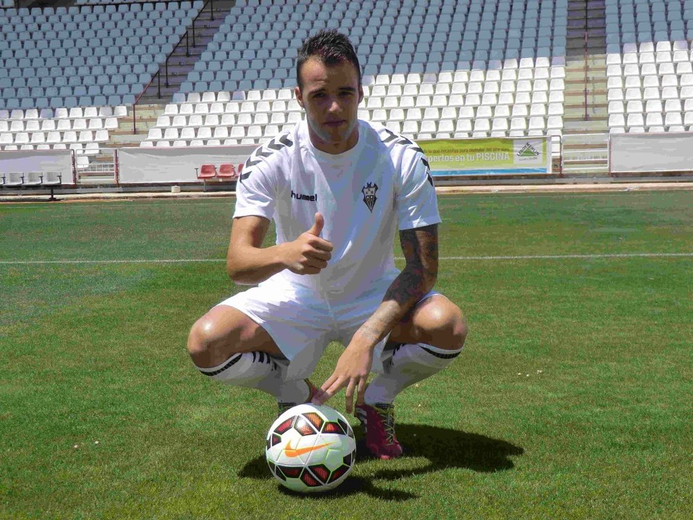 Edu Ramos, jugador del Albacete. Twitter.