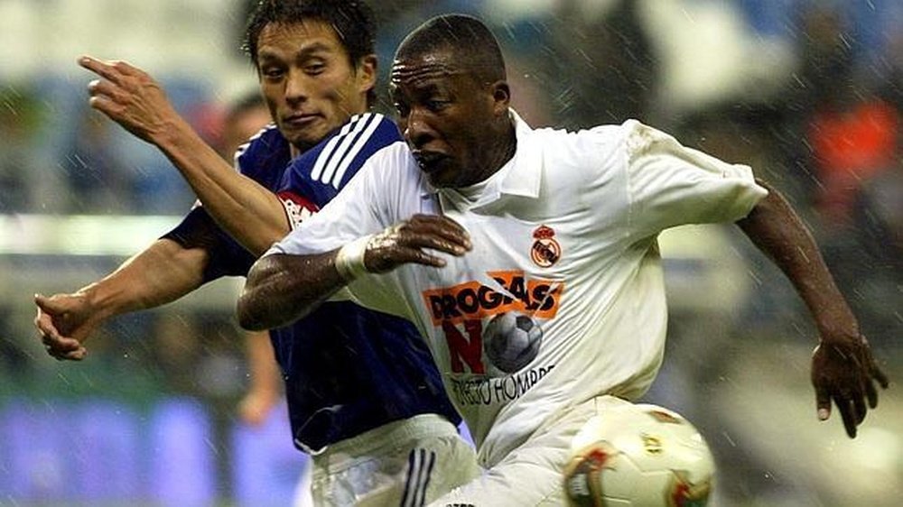 Edwin Congo estuvo en el Real Madrid en la temporada 2001-02. EFE