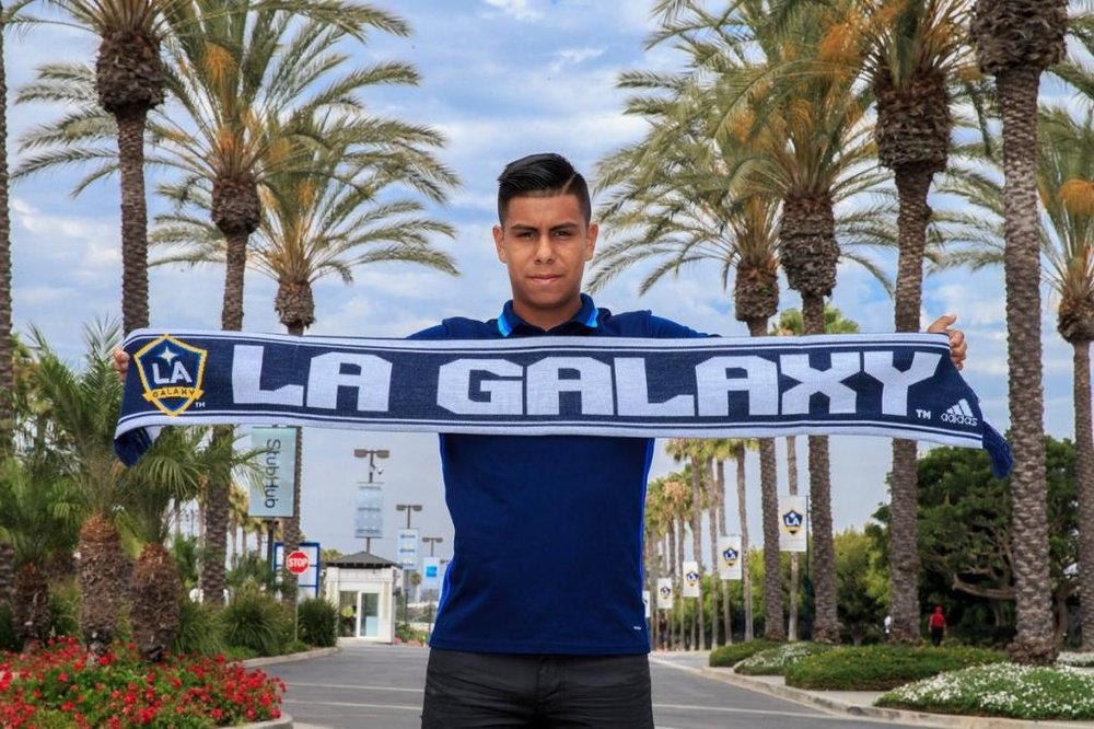 Efrain Álvarez, la nueva perla de Los Angeles Galaxy. LAGalaxy