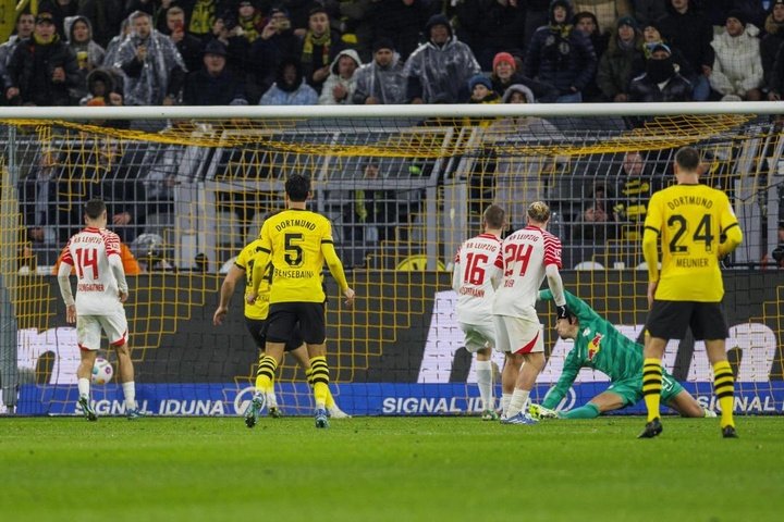 Leipzig win in Dortmund