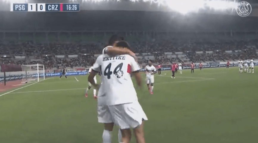 El PSG del futuro: Zaïre-Emery y Ekitike fabricaron el 1-0
