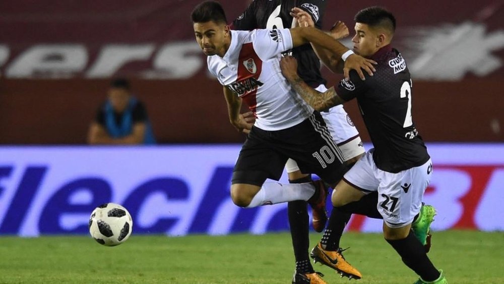 El atacante argentino valoró el encuentro ante Independiente. RiverPlate