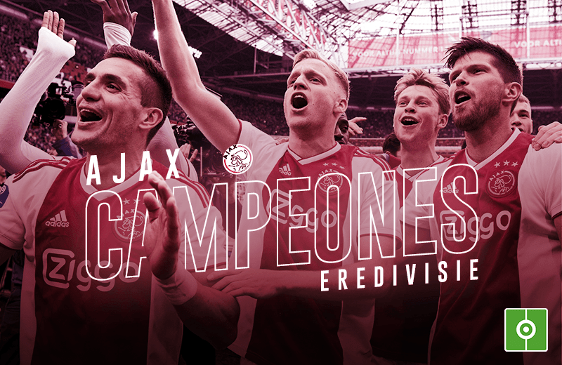 El Ajax, campeón de la Eredivisie 18-19
