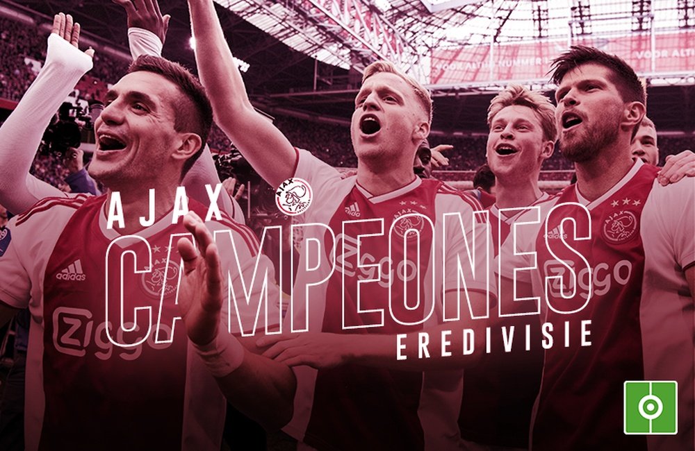 El Ajax, campeón de la Eredivisie 18-19. BeSoccer