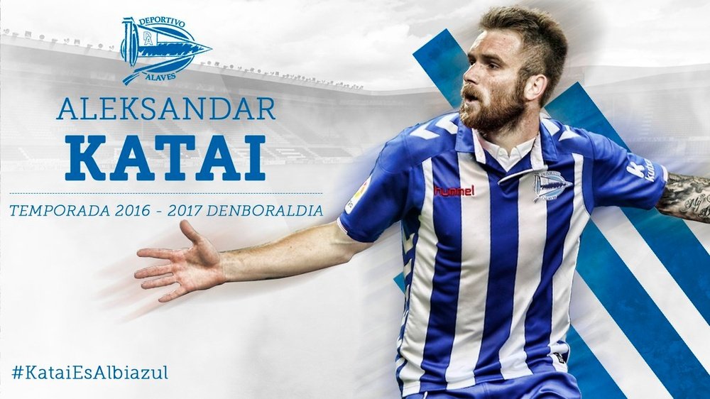 Katai está encantado de haber recalado en el Alavés. Alavés
