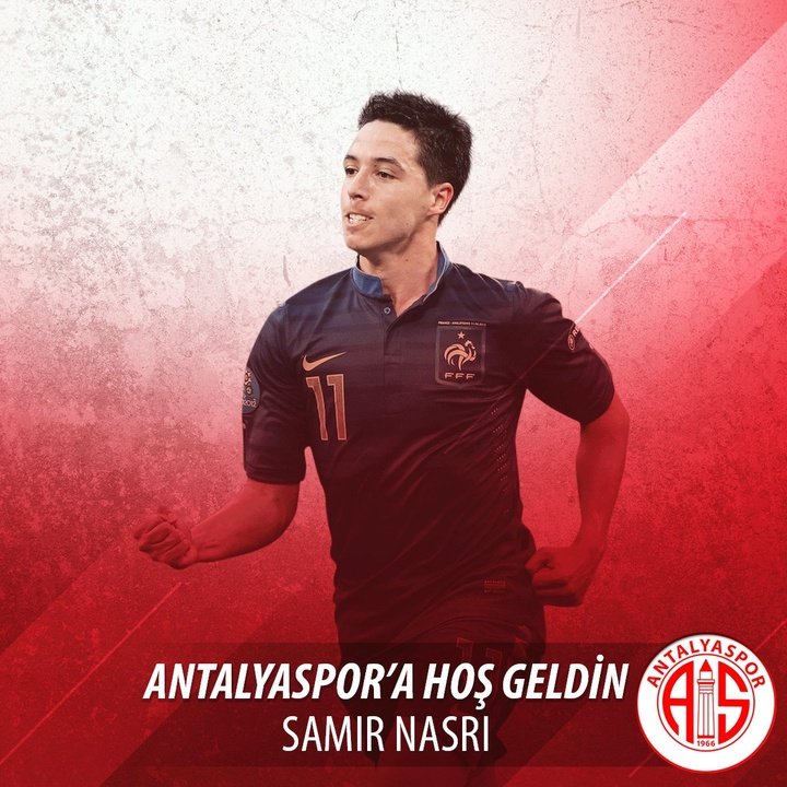 Nasri joins Eto'o at Antalyaspor