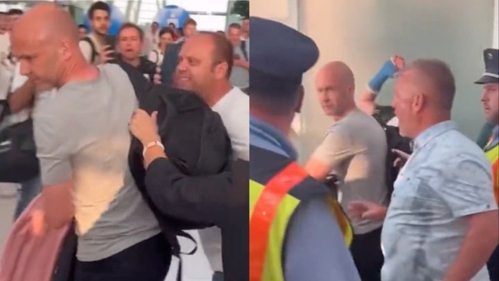 Anthony Taylor harassed by Roma fans in Budapest