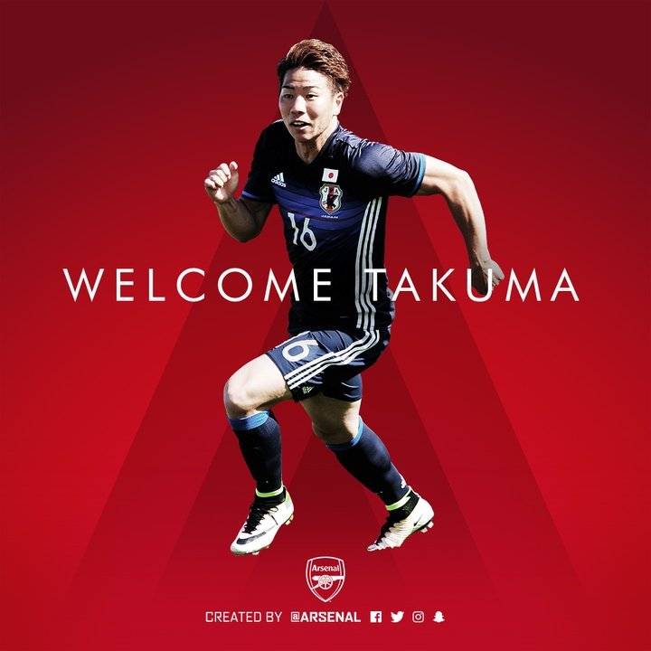 OFICIAL: El Arsenal ficha al japonés Takuma