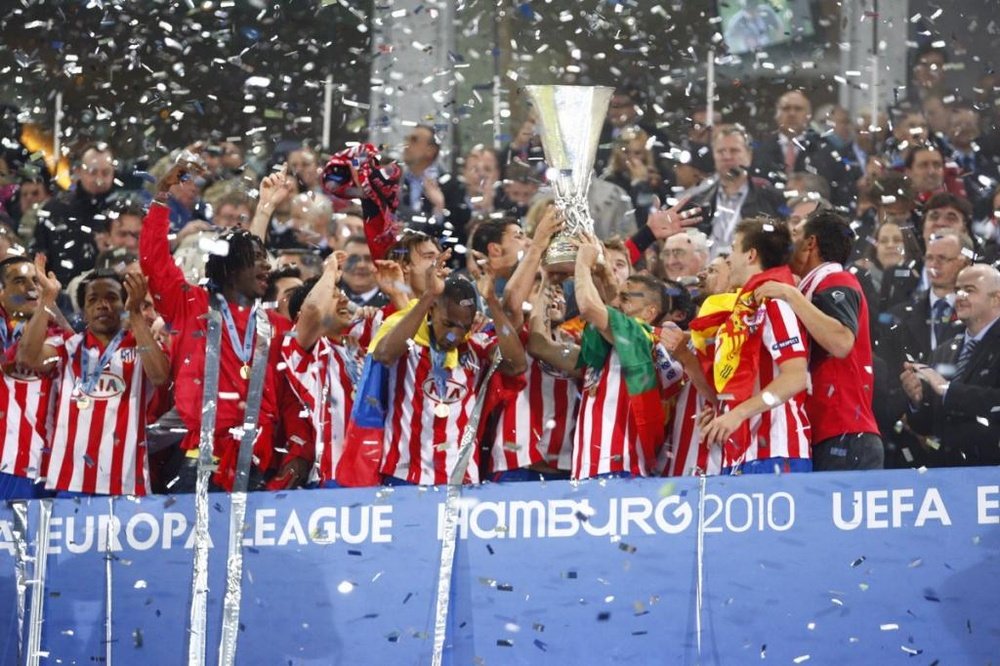 Hace ocho temporadas, el Atlético se llevaba su primera Europa League. Atleti