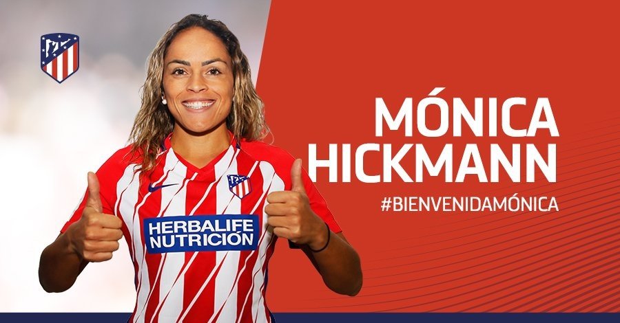 Mónica Hickmann, nueva jugadora del Atleti