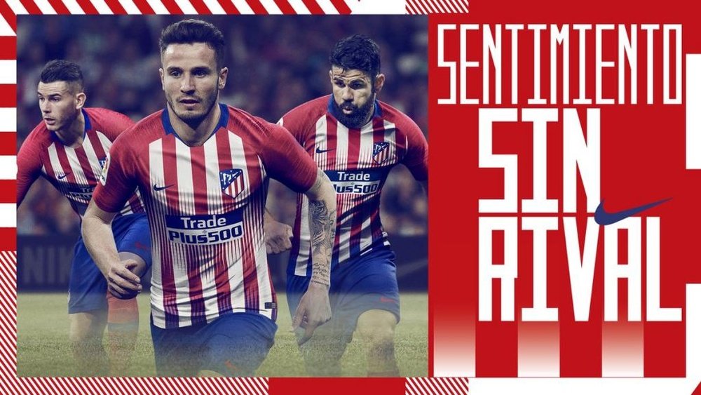 Atletico have released their latest first kit. Twitter/Atleti