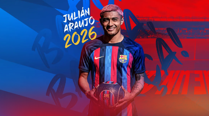 OFFICIAL: Barcelona announce Julian Araujo