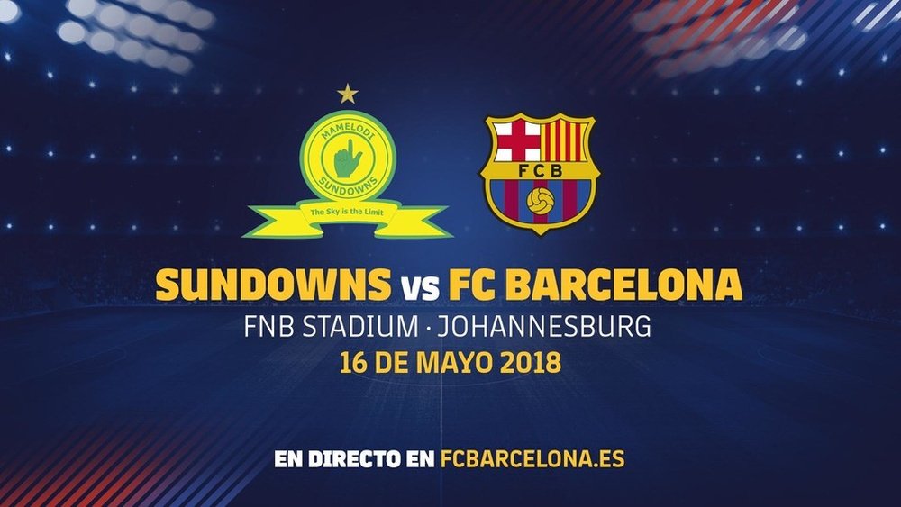 Mamelodi Sundowns y Barça jugarán para homenajear a Mandela. FCBarcelona