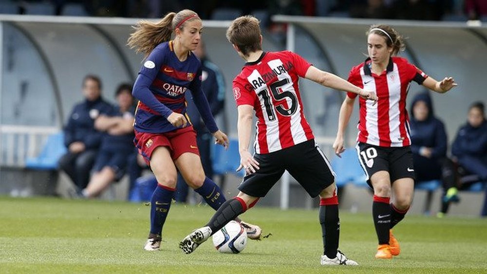 El Barcelona Femenino empató 1-1 con el Athletic Club. Twitter