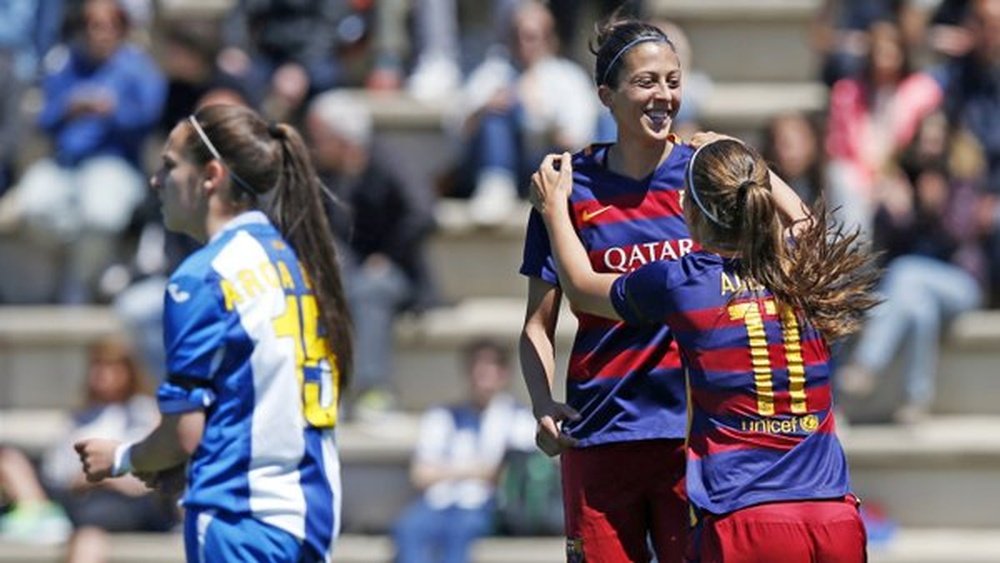 Las jugadoras del Barcelona y las del Espanyol volverán a luchar por la Copa Catalunya. FCBFemení