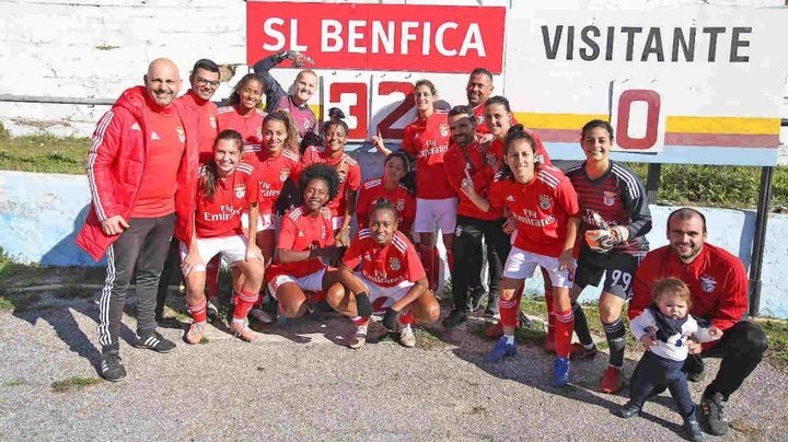 El Benfica femenino deslumbra: 16 goles por partido y sin encajar