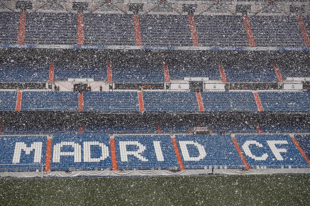 El Bayern ha reaccionado a la nieve en Madrid mandando un mensaje a los merengues. RealMadrid