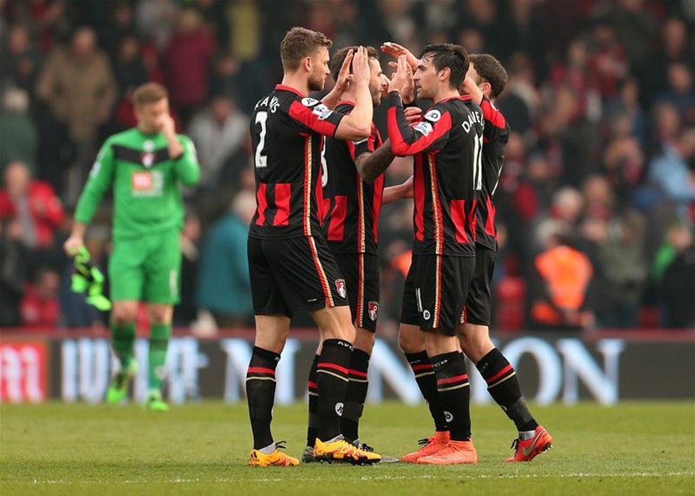 El Bournemouth se impuso por 3-2 al Swansea. AFC Bournemouth