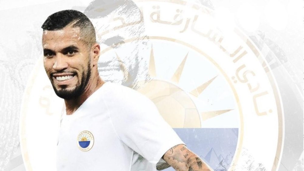 Jonathas se marcha a la Liga de Emiratos. Twitter/SharjahFC