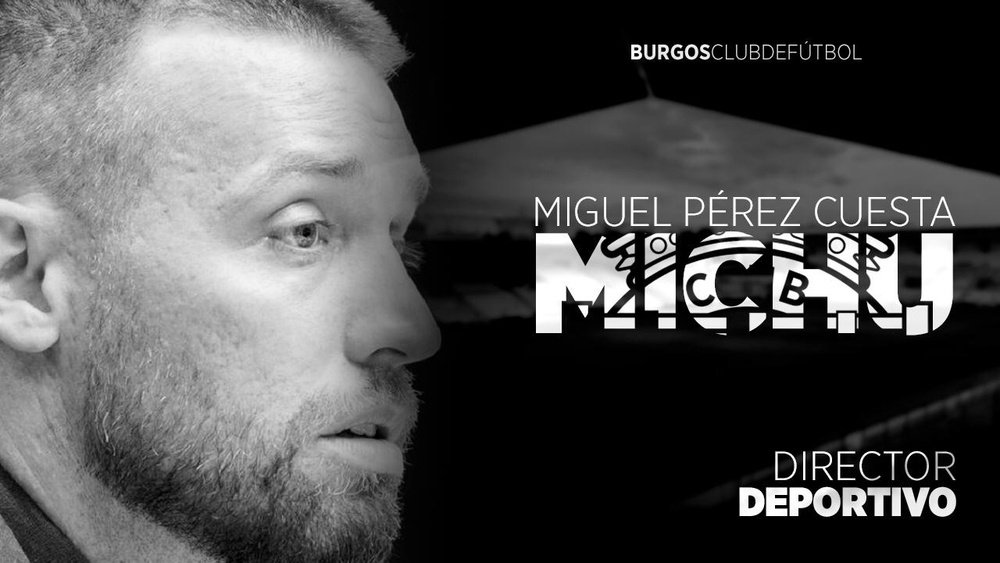 El Burgos anunció a Michu en un comunicado. BurgosCF