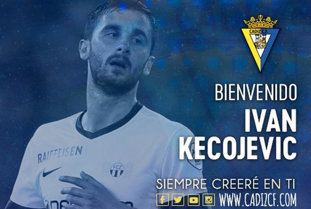 El Cádiz se refuerza con Kecojevic. CadizCF