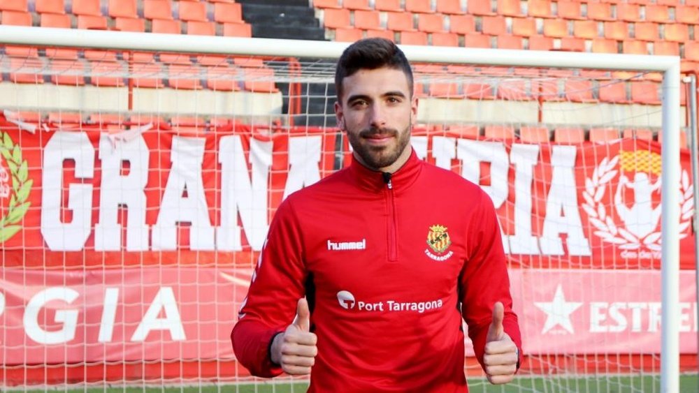 José Suárez ha cambiado Girona por Tarragona. Twitter/NASTICTARRAGONA