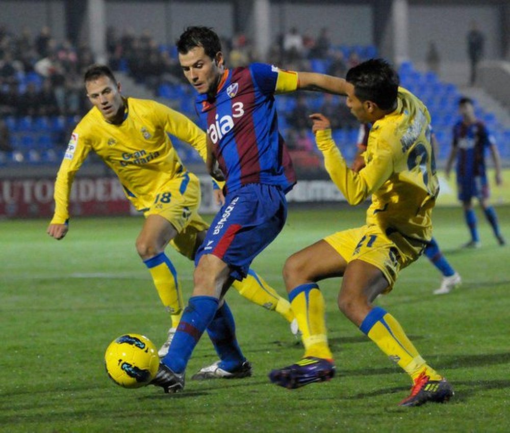 El capitán de la Sociedad Deportiva Huesca, Juanjo Camacho. Twitter
