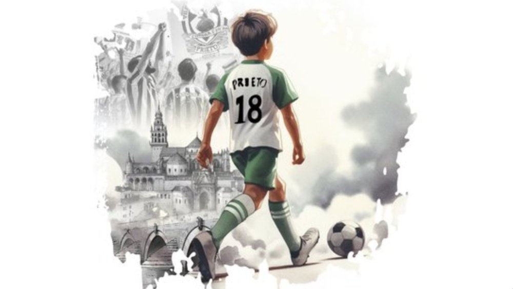 El Sanluqueño dedica el partido a Álvaro Prieto, juvenil del Córdoba fallecido. TW/atcosanluqueno