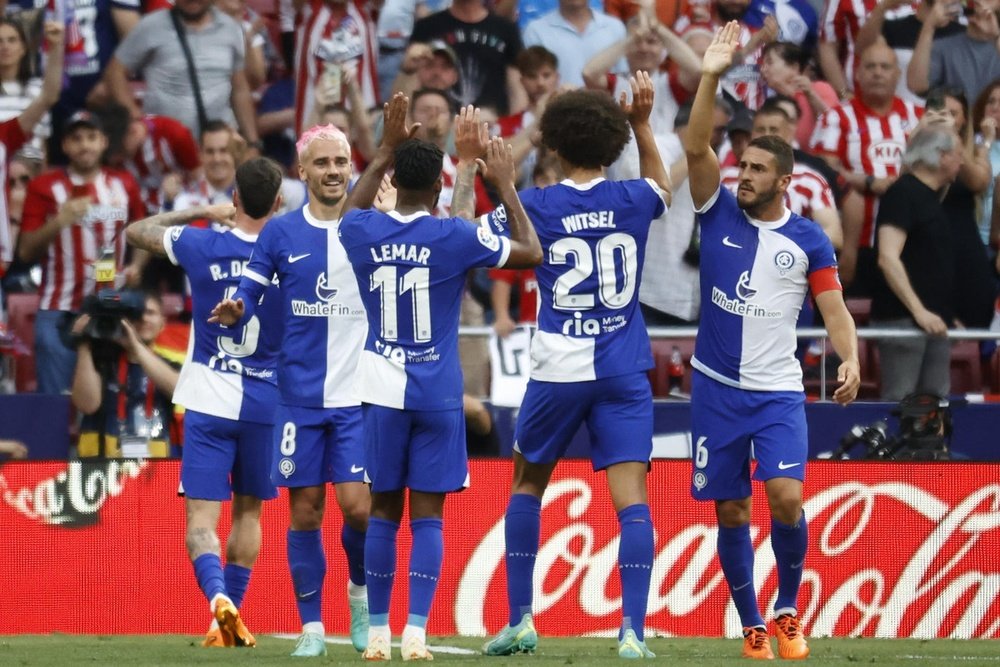 El Atlético de Madrid festejó sus 120 años con victoria. EFE