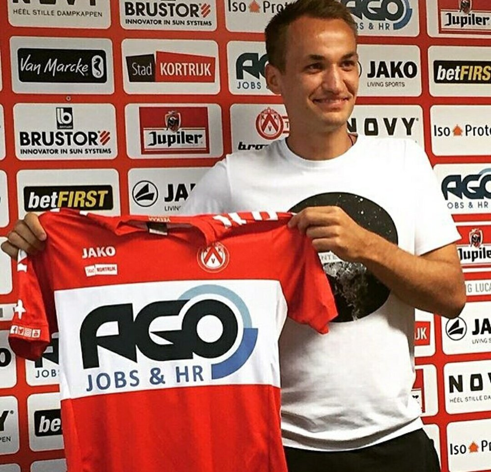 Yevheniy Makarenko, nuevo jugador del Kortrijk. AKVKortrijk