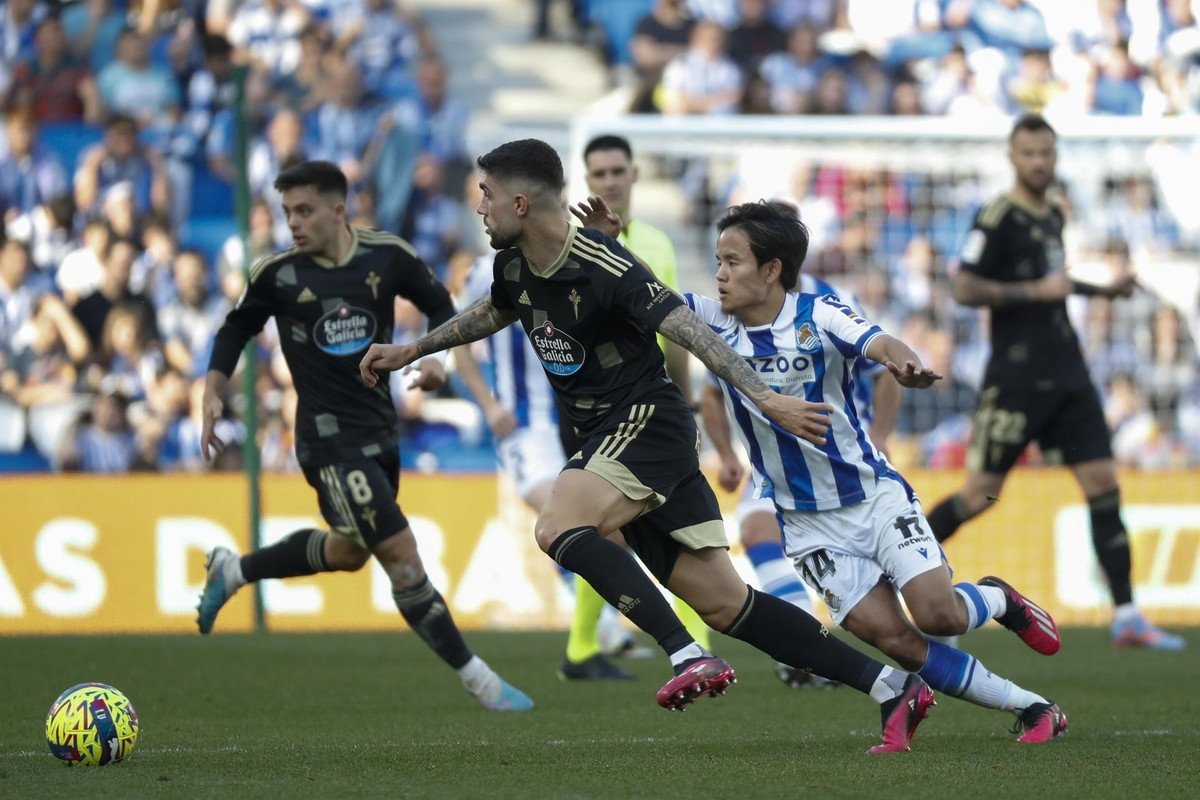 Kubo fue la figura de la Real Sociedad. EFE