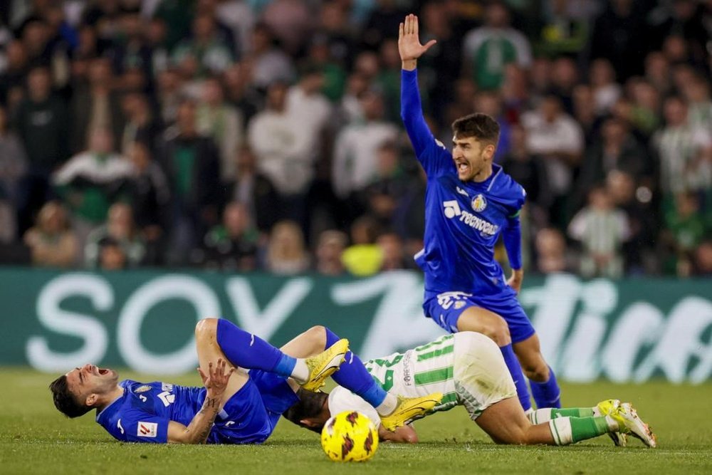 Betis y Getafe empataron a uno. EFE