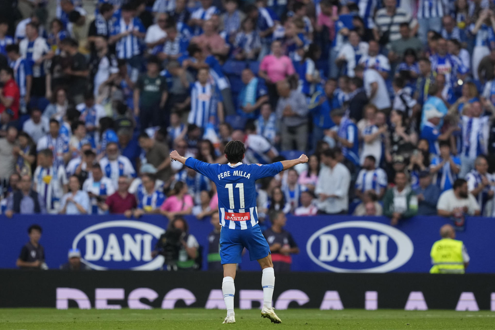 Pere Milla, con el Espanyol