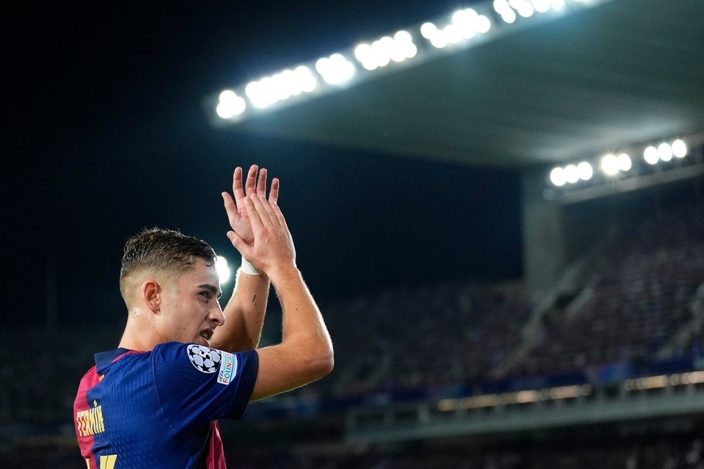 Fermin Lopez will play in the Barcelona colours until June 2029. EFE