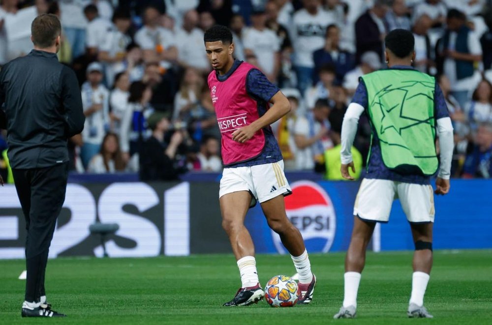 Bellingham jugará infiltrado en la rodilla ante el Bayern. EFE