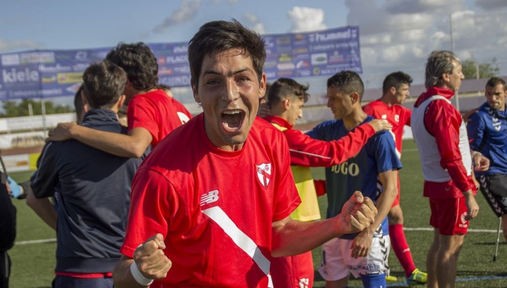 Borja Lasso, feliz de cumplir el objetivo. SevillaFC