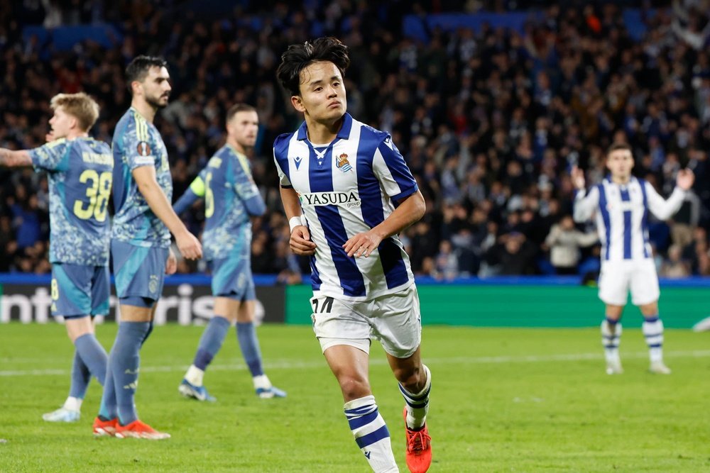 Takefusa Kubo refused to move to Saudi Arabia for the moment. EFE