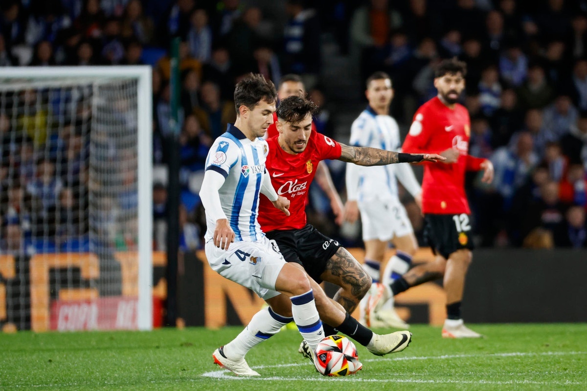 Zubimendi, en el Real Sociedad-Mallorca