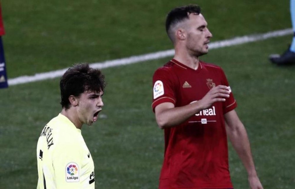 João Félix foi o nome do jogo na oitava rodada do Campeonato Espanhol. EFE